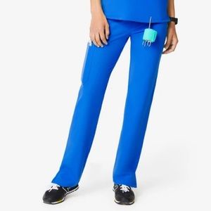 FIGS 'Kade' Royal Blue Cargo Straight Leg Scrub